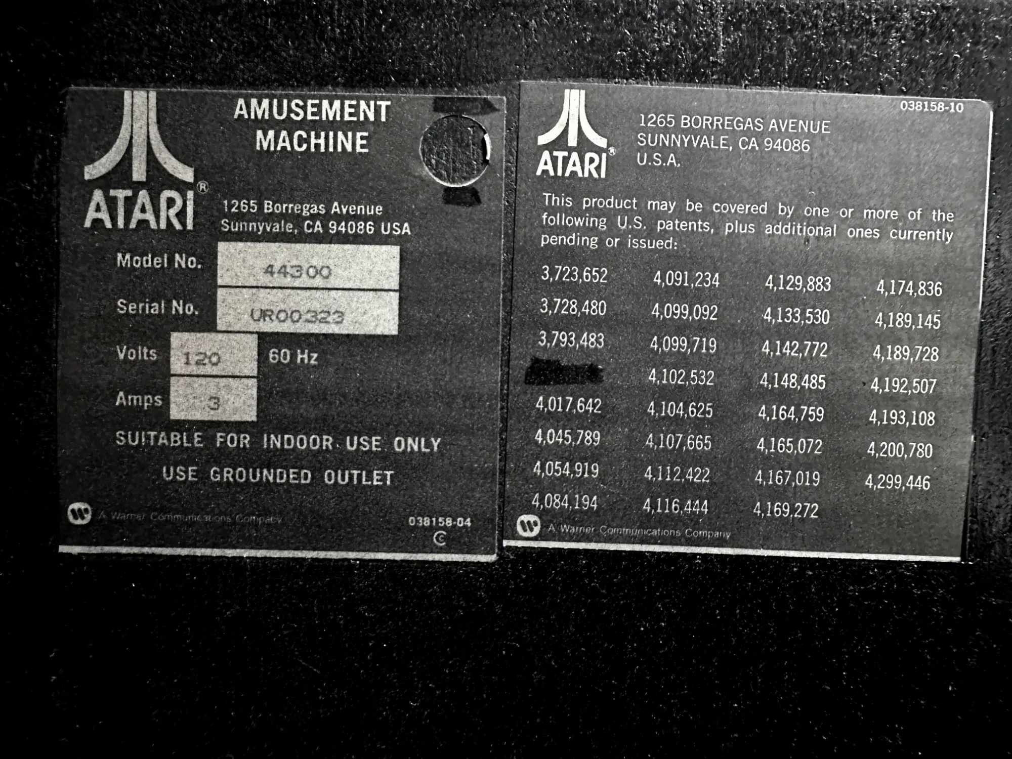 Atari's many, many patents for Gauntlet